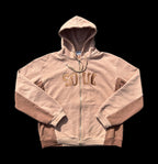 Beige/Brown Full Zip