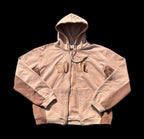 Beige/Brown Full Zip